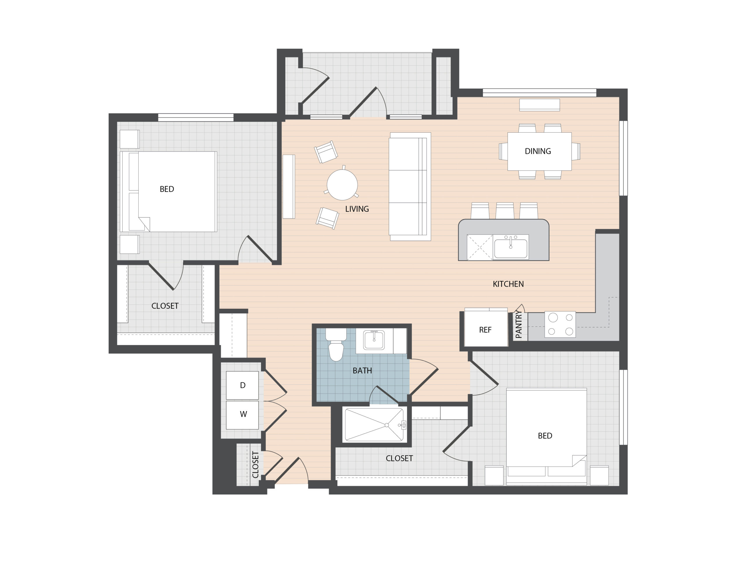 I will draw clean 2D floor plans for real estate listings and marketing